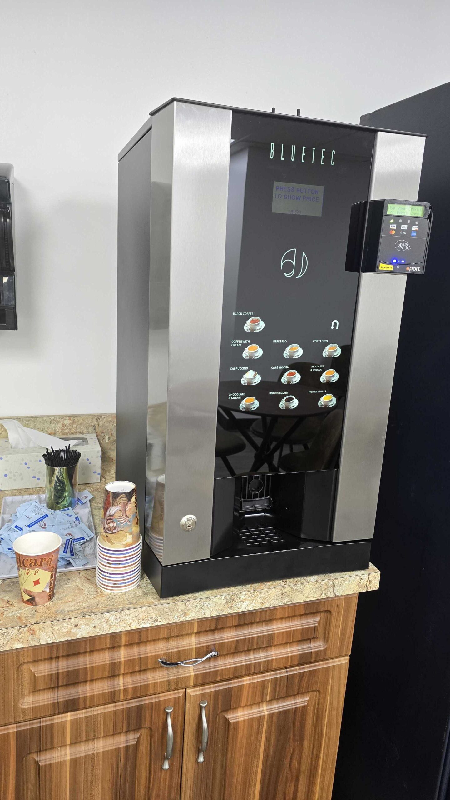 Coffee vending machine